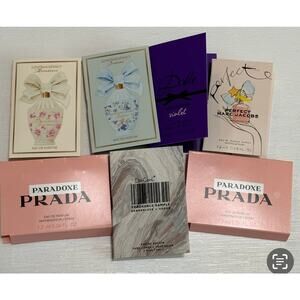 Lot of perfumes samples love shack fancy Prada Paradoxe Moondance Boheme perfect
